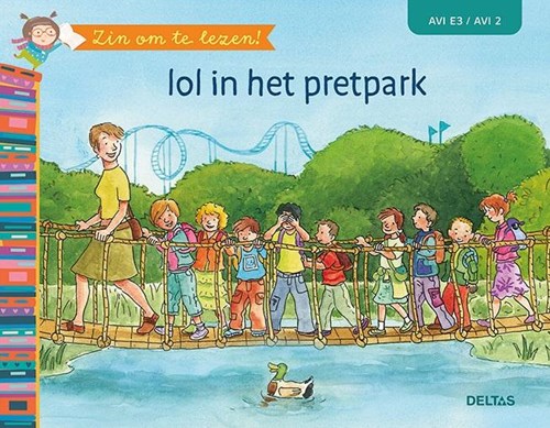 Deltas Kinderbuch Lesen Freizeitpark AVI E3 bunte Illustrationen